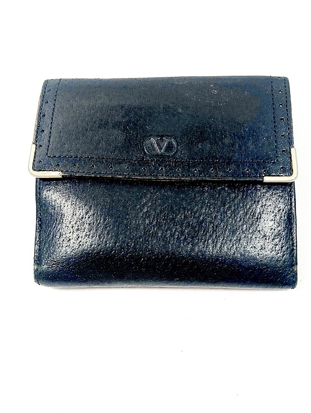 Valentino Garavani Leather Trifold Wallet